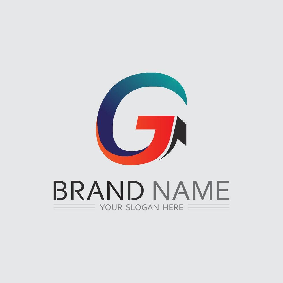 G Letter Logo in Tech Style vector
