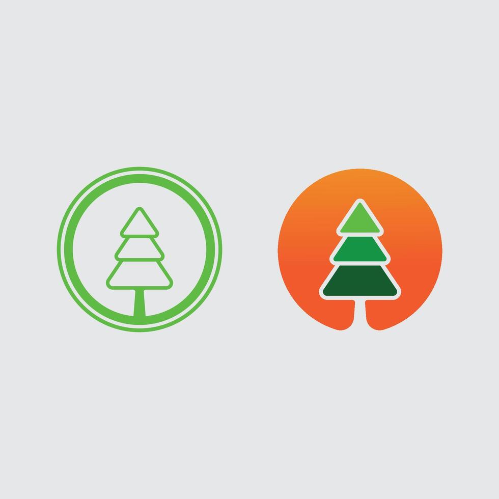 Leaf and Tree Emblem for Green Energy Business, Eco Foundation, and Nature NGO Branding vector