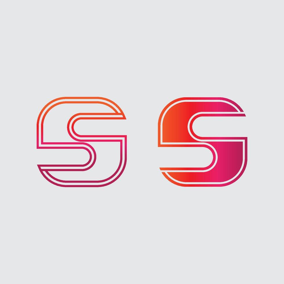 Unique S Logo Design for Startups vector