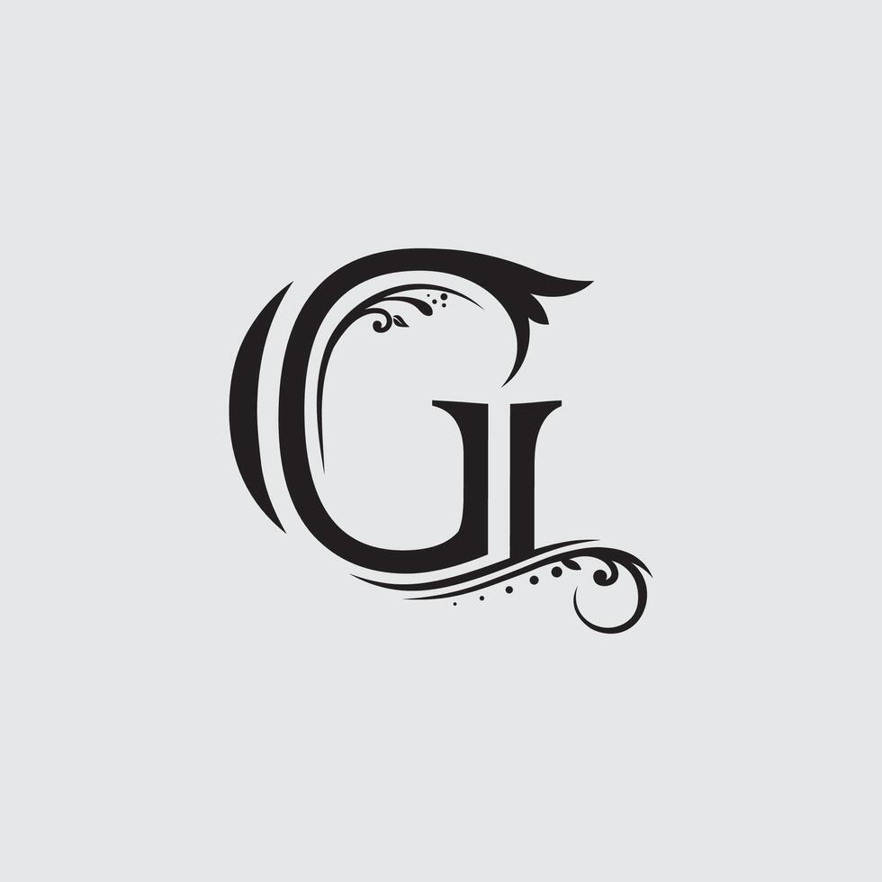 Luxury G Lettermark for Business and Modern G Emblem vintage vector