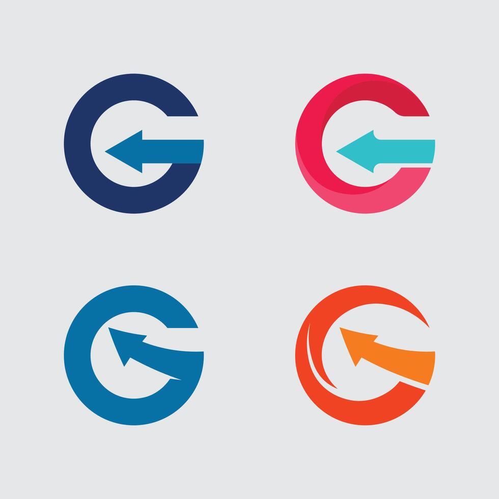 Vintage G Logo Symbol Paired with Organic Lettermark Design vector