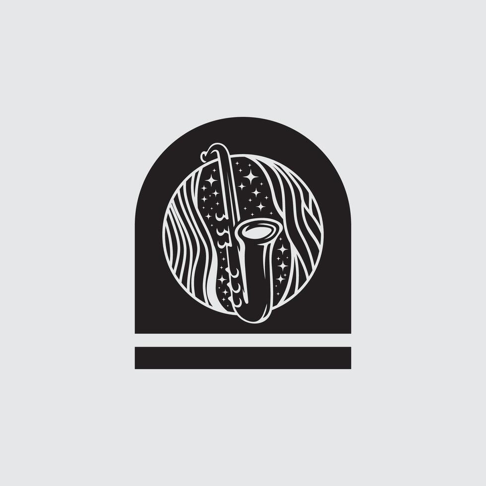 Music Signature Symbol Logo Template vector