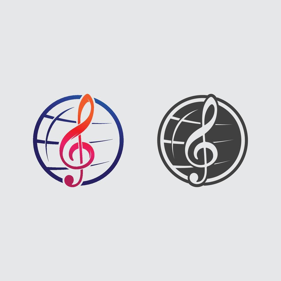 Abstract Music Festival Logo Illustration vector