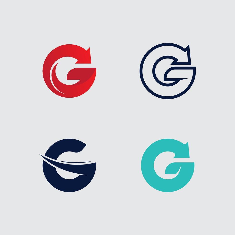 Modern Letter G Logo Design with a Sleek G Monogram Icon vector