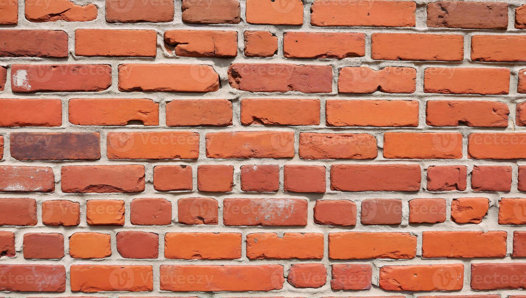 Red Brick Wall Texture Background Pattern photo