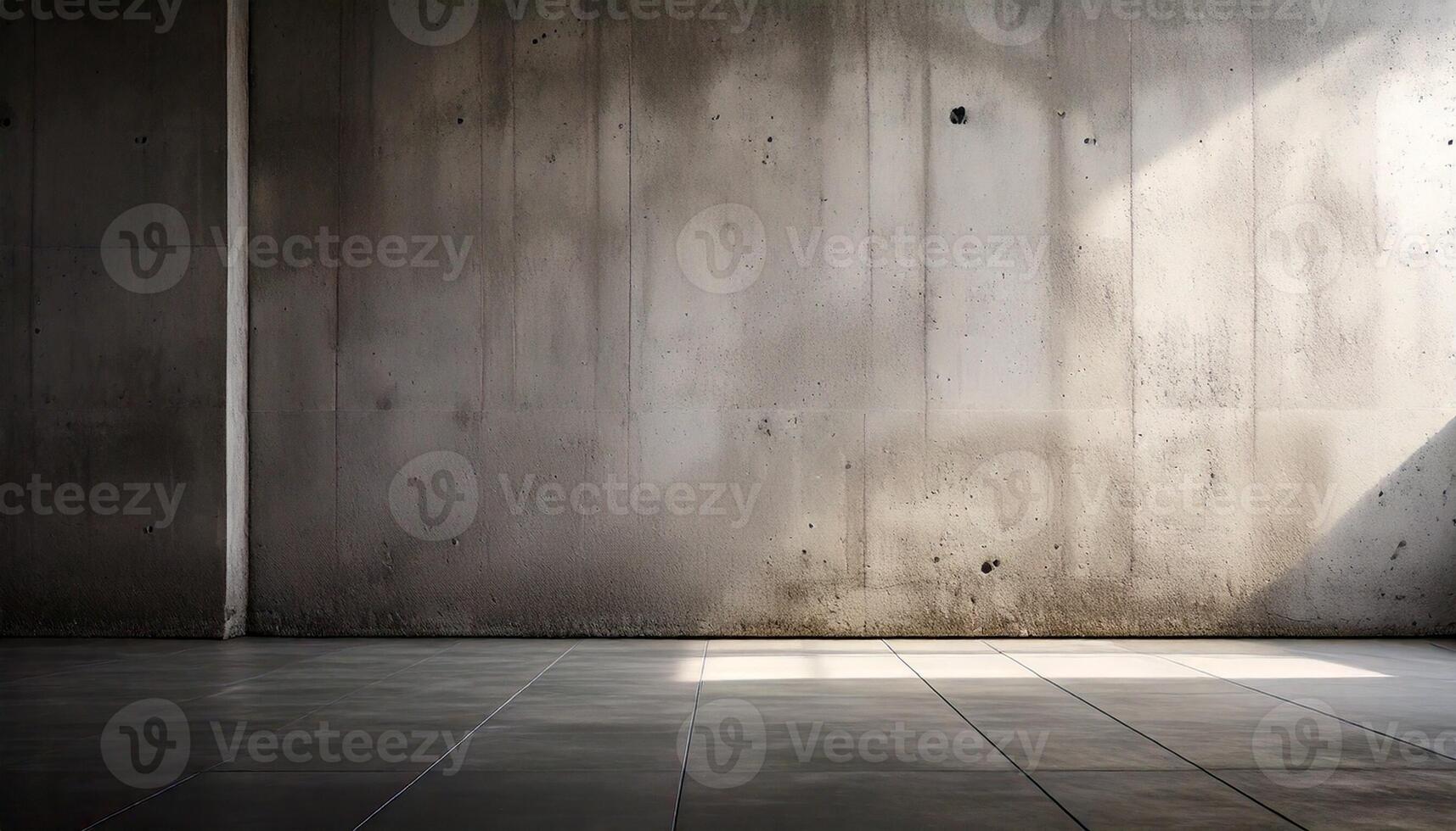 Gray concrete wall with fine texture and even lighting photo