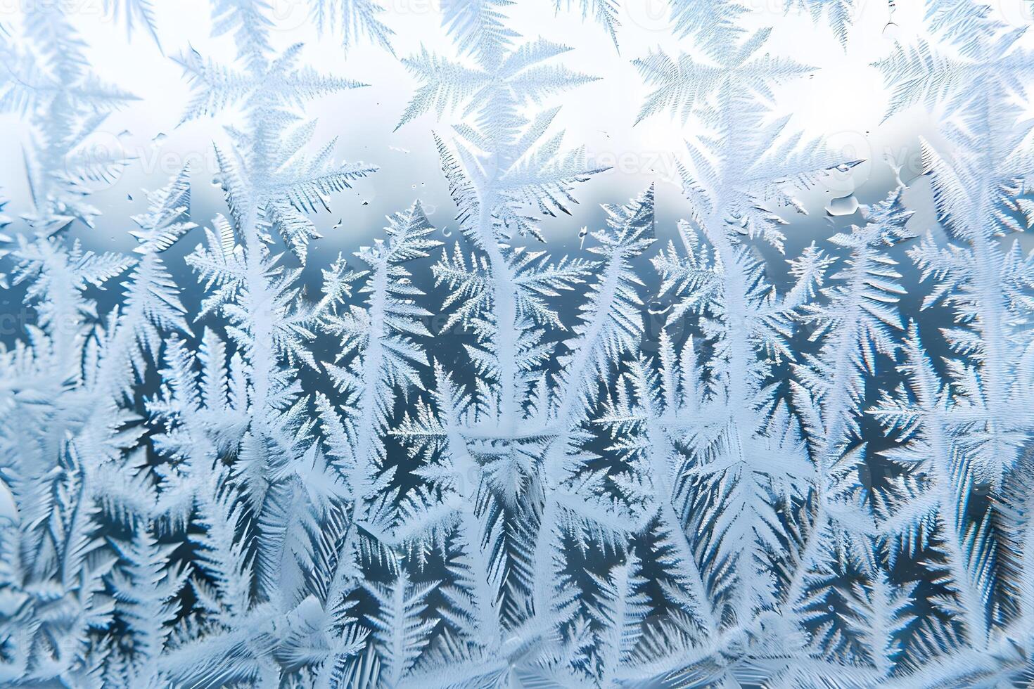 Winter's Breath Frost Patterns on Glass, Intricate Ice Crystals Forming Delicate Designs, Nature's Frozen Art Displaying Stunning Visuals of a Cold Season, Beautiful Hues in a Natural Phenomenon. photo