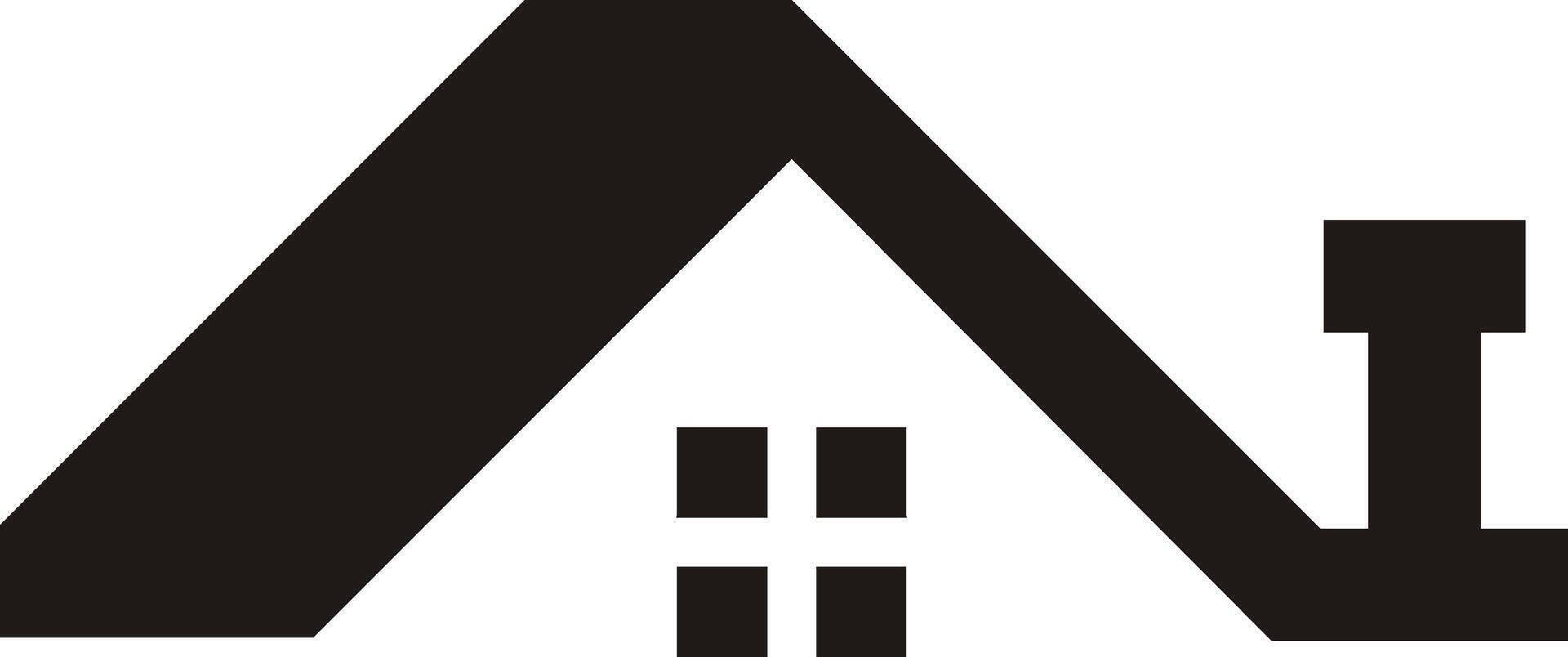 black rooftops design icons vector