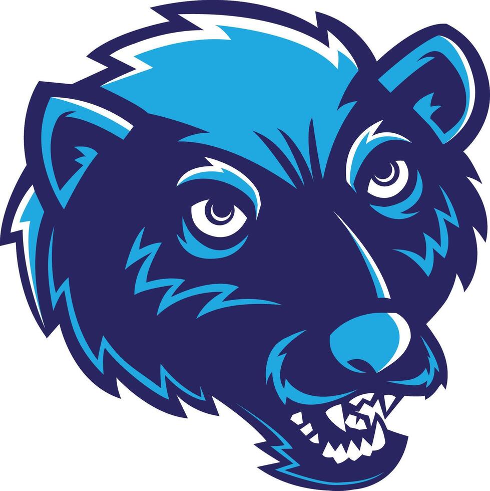 wildcat emblem icons vector