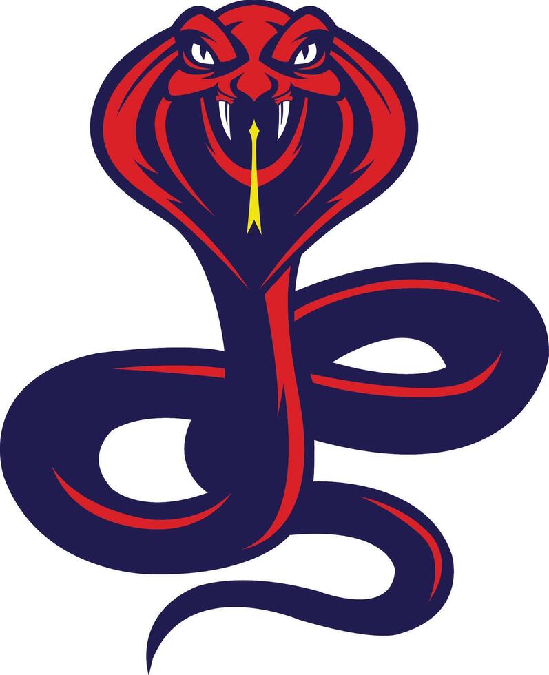 snake head emblem pack vector