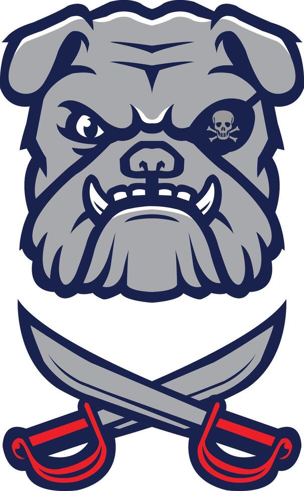 bulldog mascot collection vector