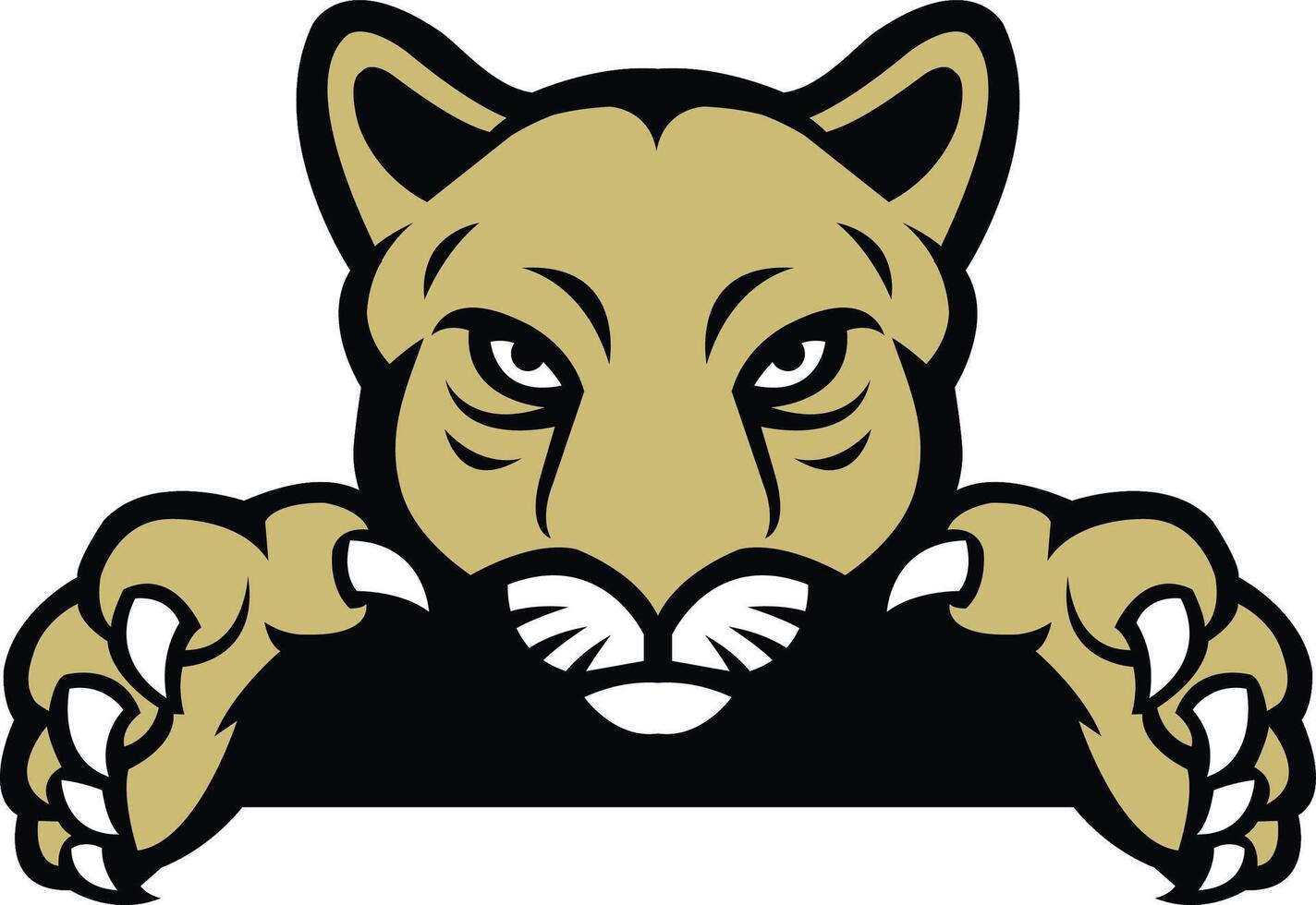 cougar mascot logo pack vector