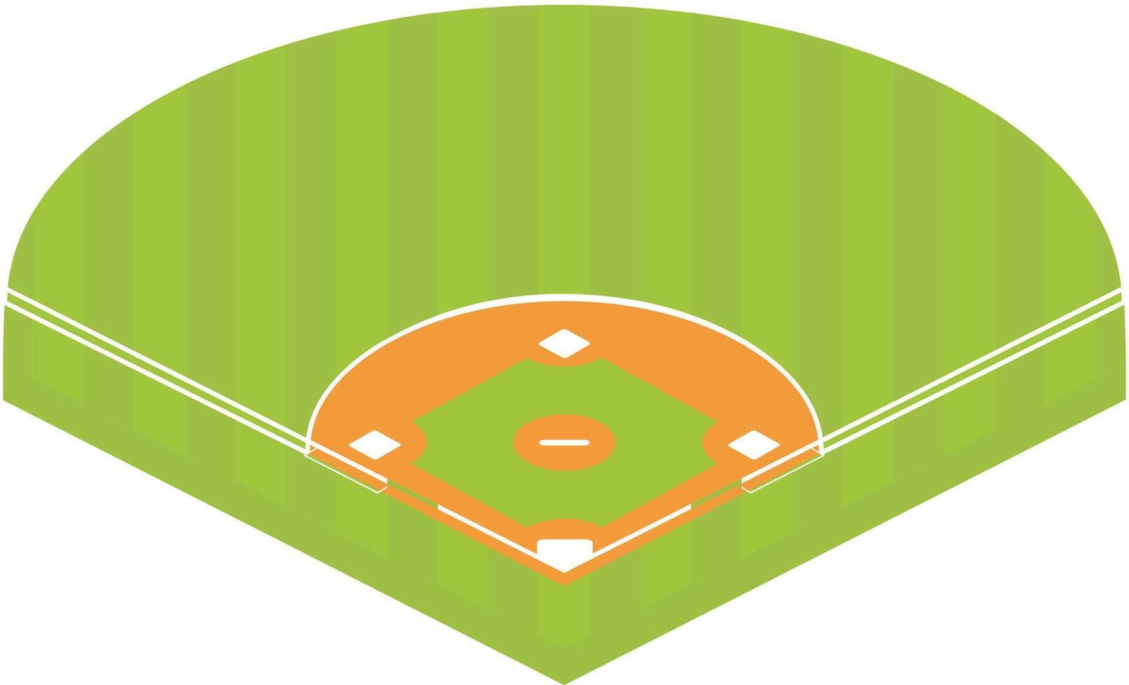 ballpark layout icon vector