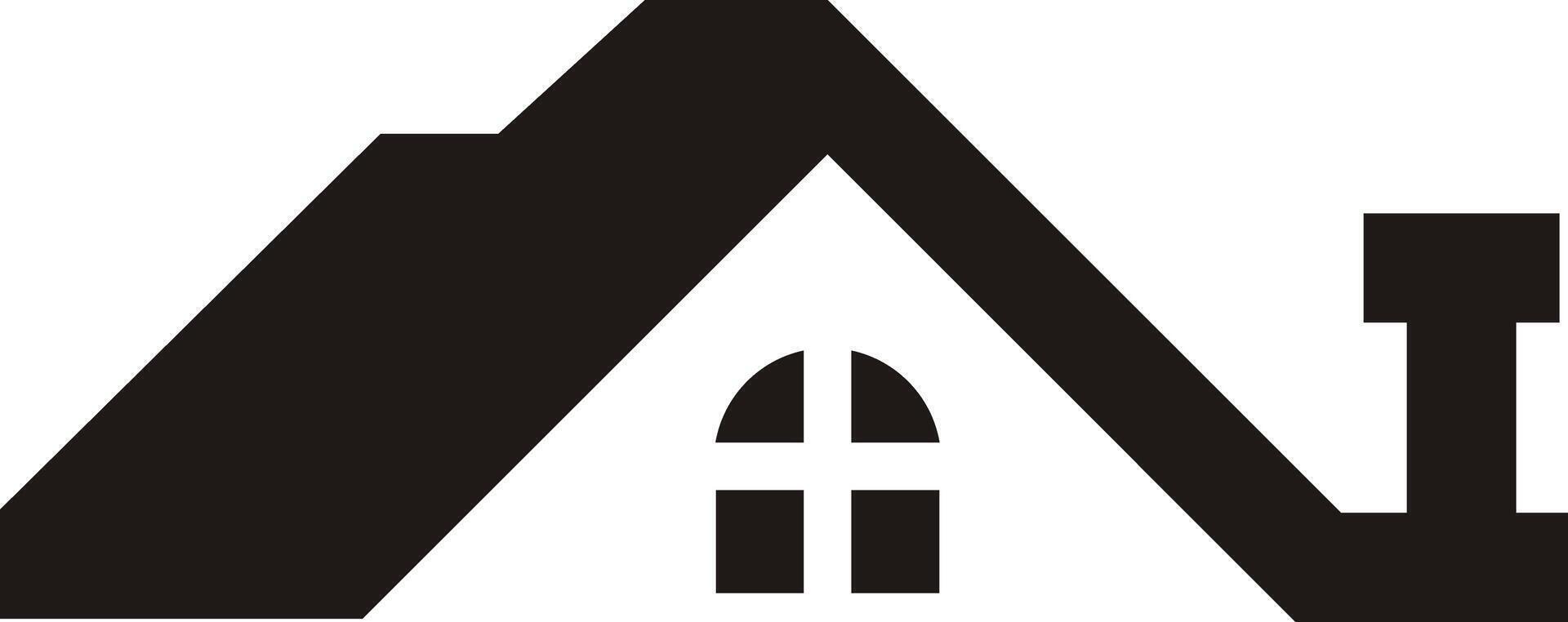 roof outline icon set vector