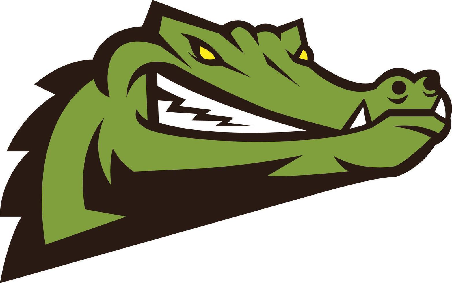 crocodile mascot logo pack vector