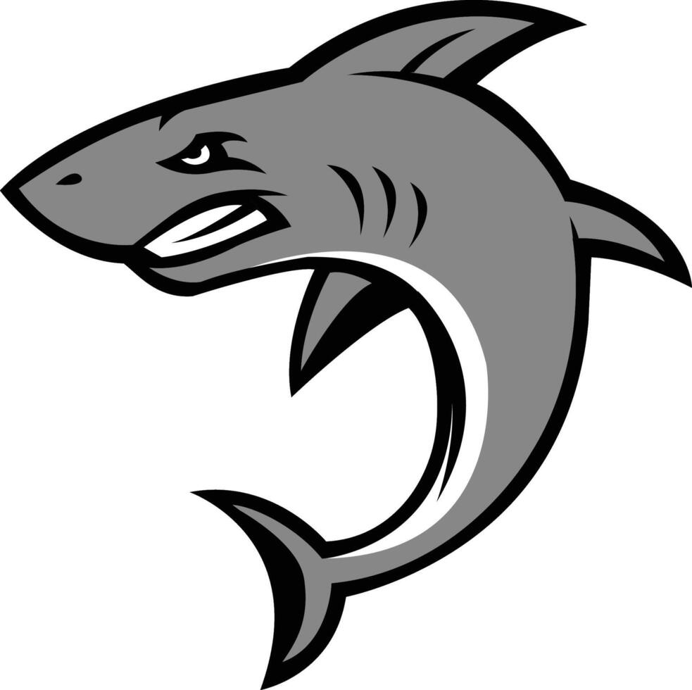 shark fin symbol pack vector
