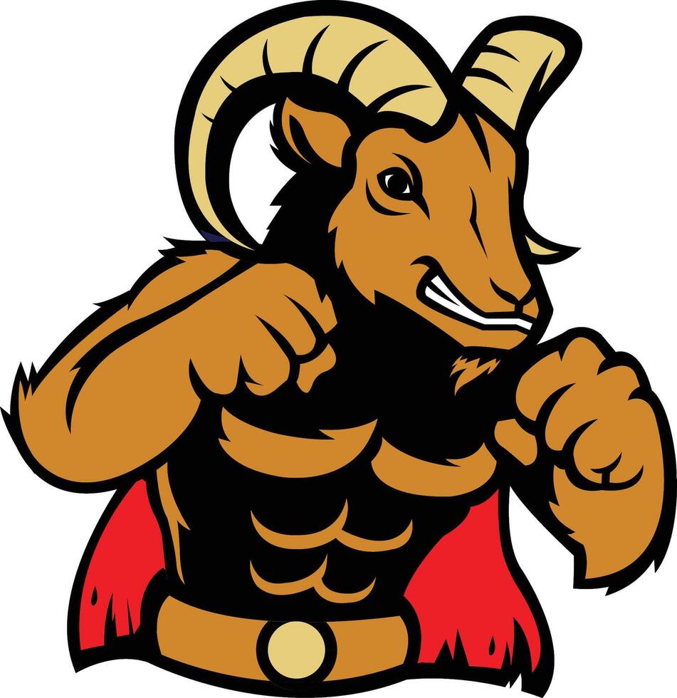 sports ram emblem vector