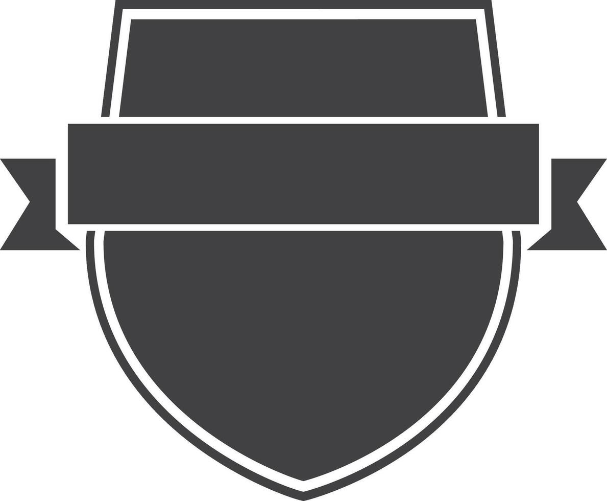 crest and banner icon bundle vector