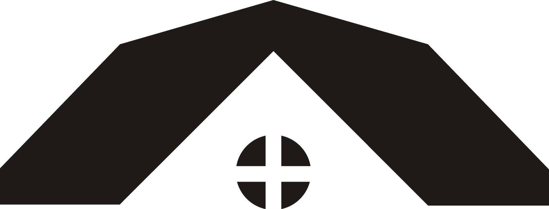 black roof clipart set vector