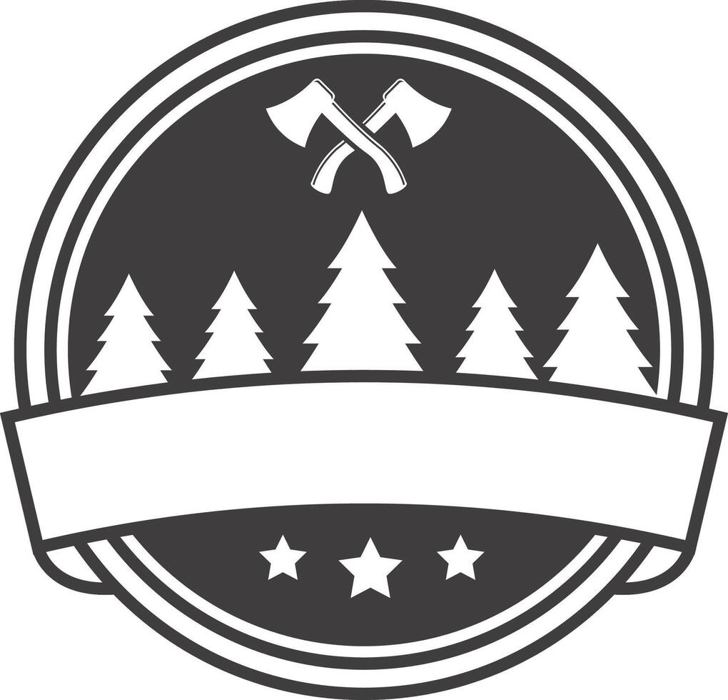 black and white nature symbols vector
