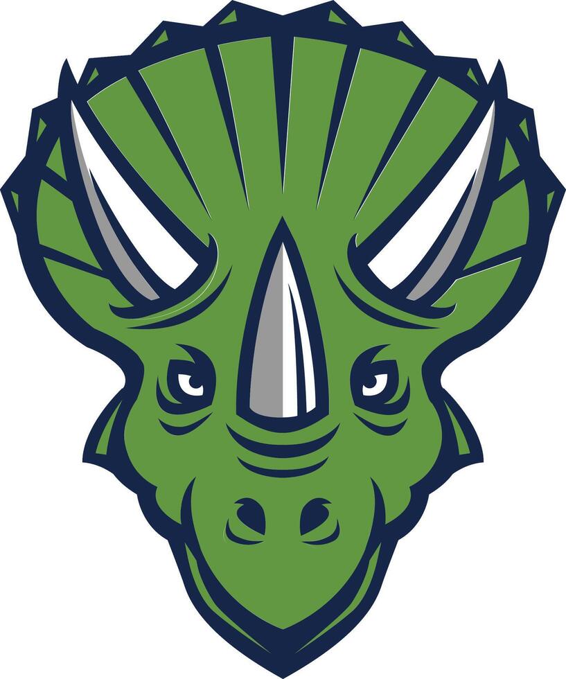 dinosaur team emblem vector