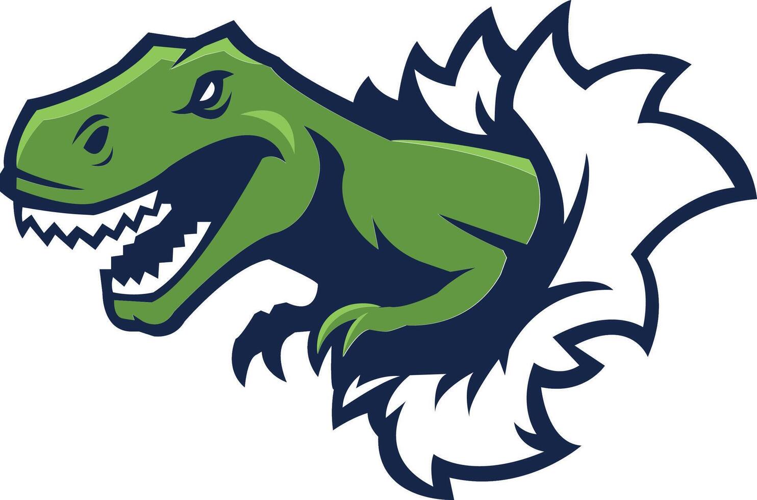 prehistoric dino badge set vector