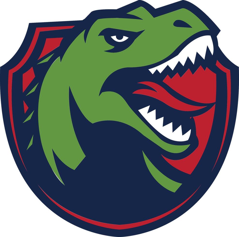 dinosaur mascot logo pack vector