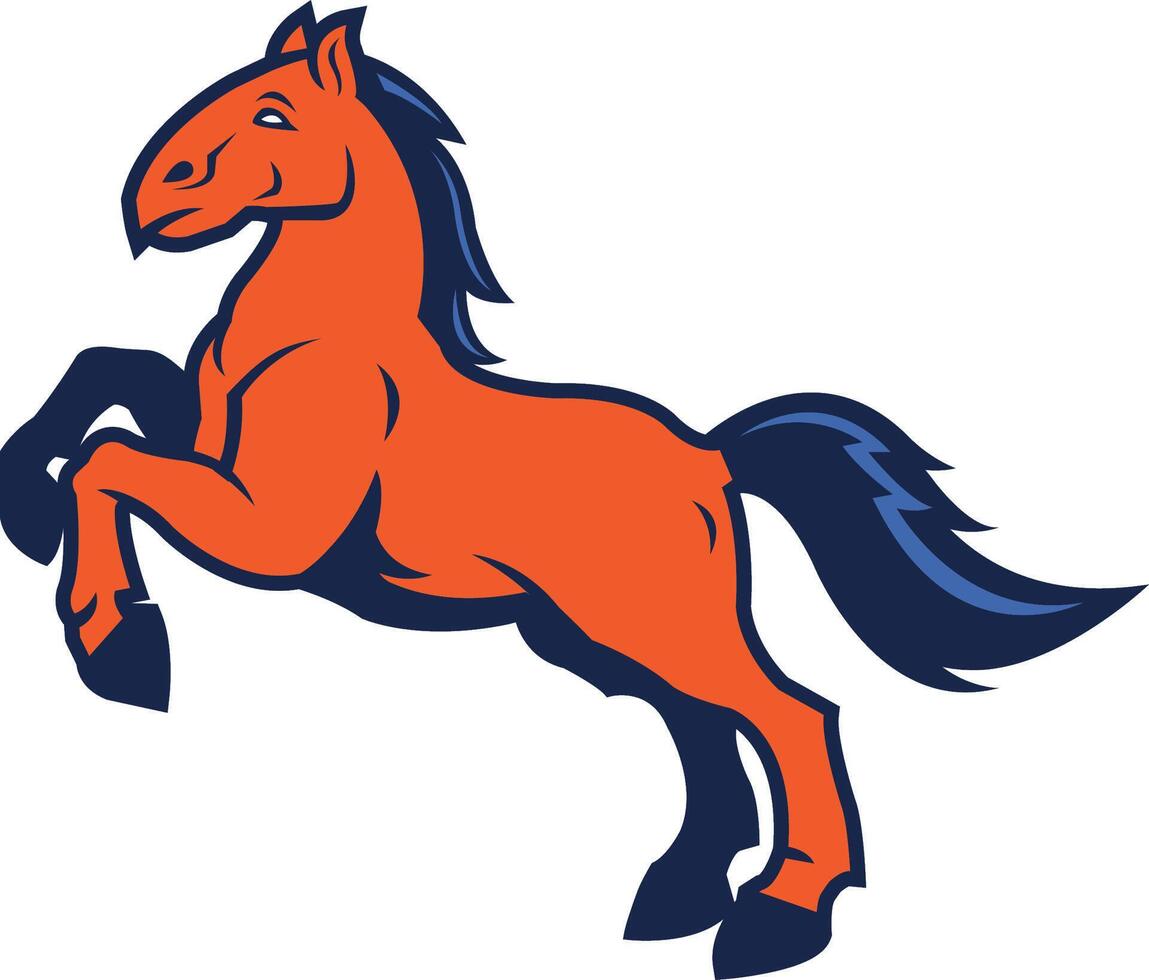 galloping horse icon vector