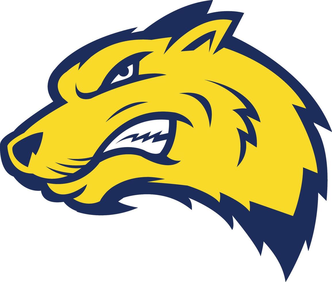 wolverines sports design vector