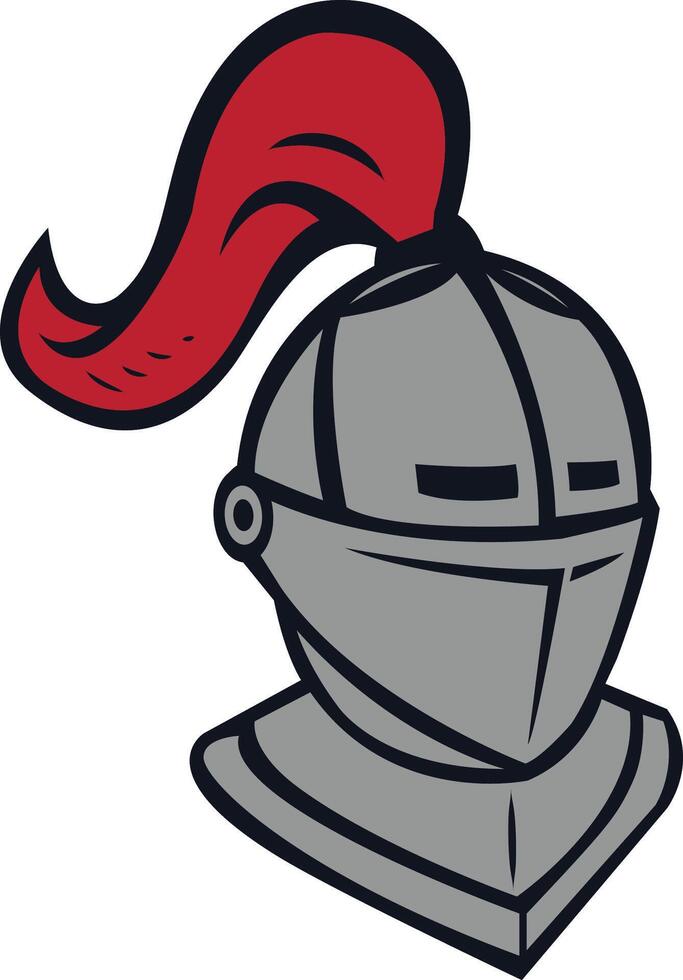 knight mascot logo design vector
