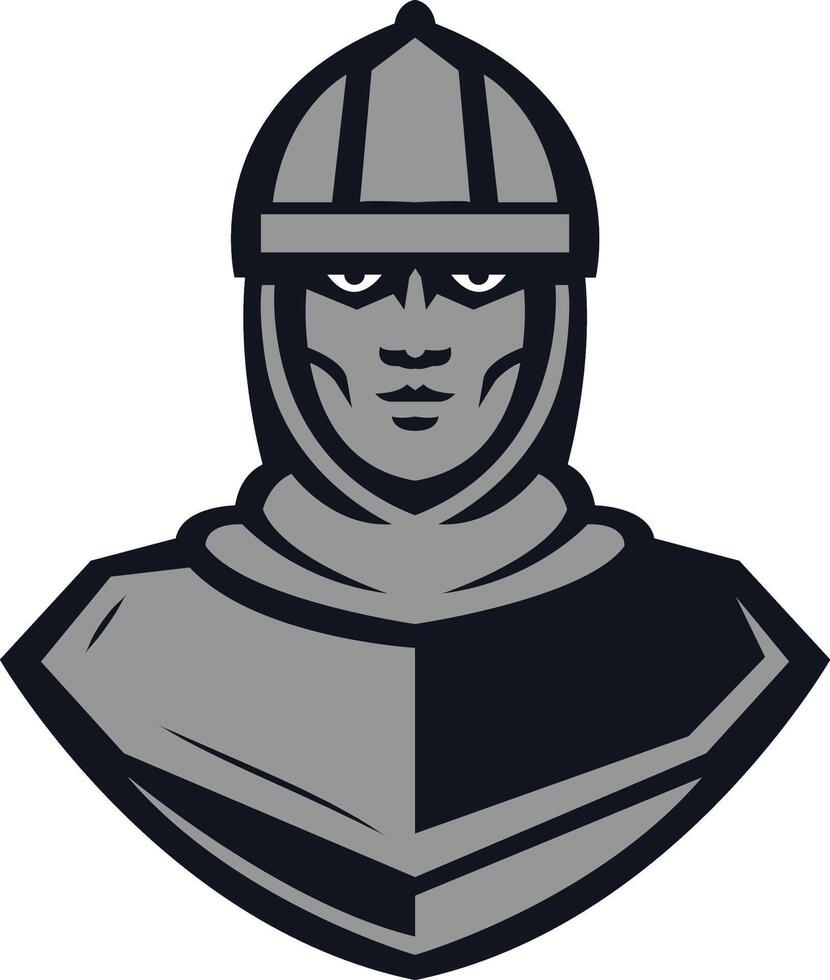 armor mascot knight style vector