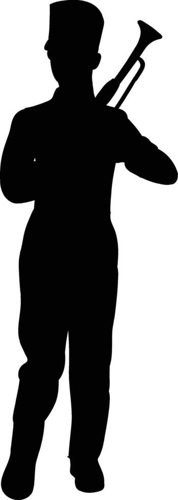 band silhouette performance set vector