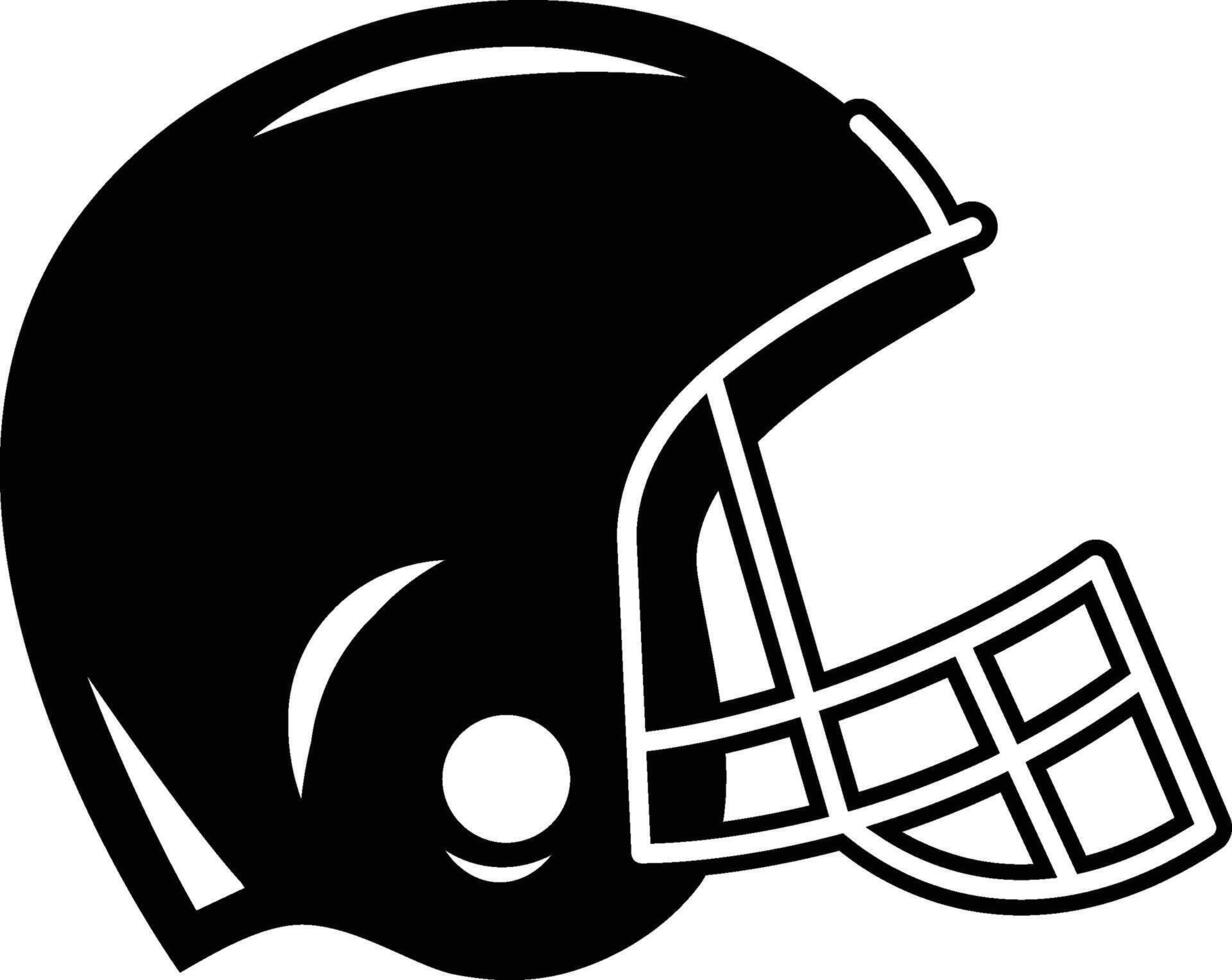 american football helmet vector