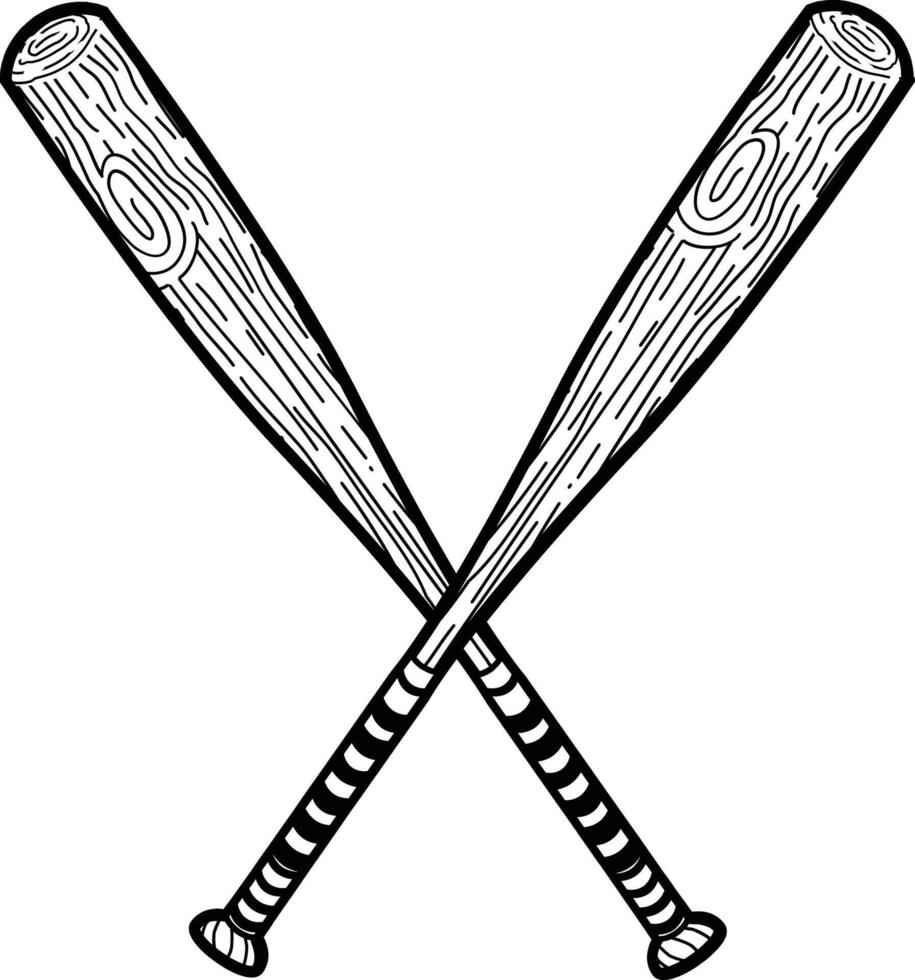 sports bat design set vector