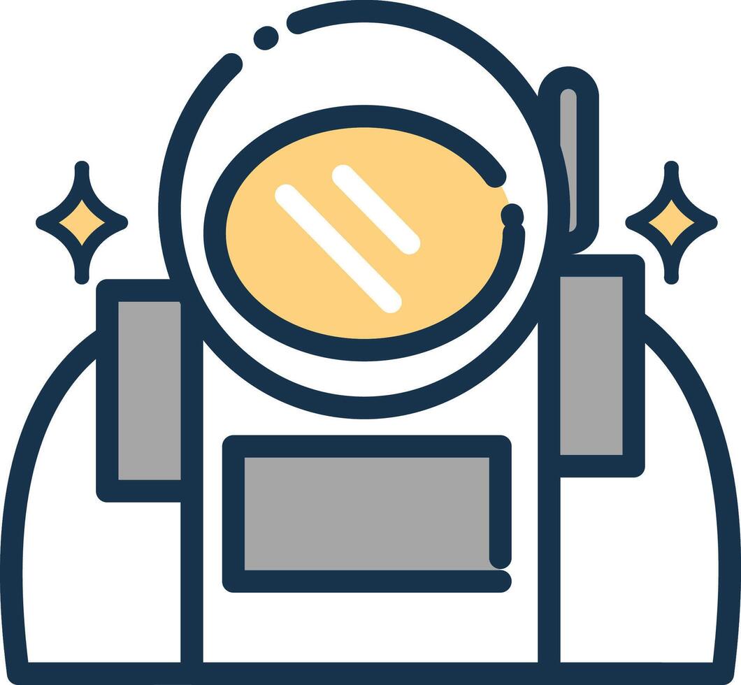 atom and rocket icons vector