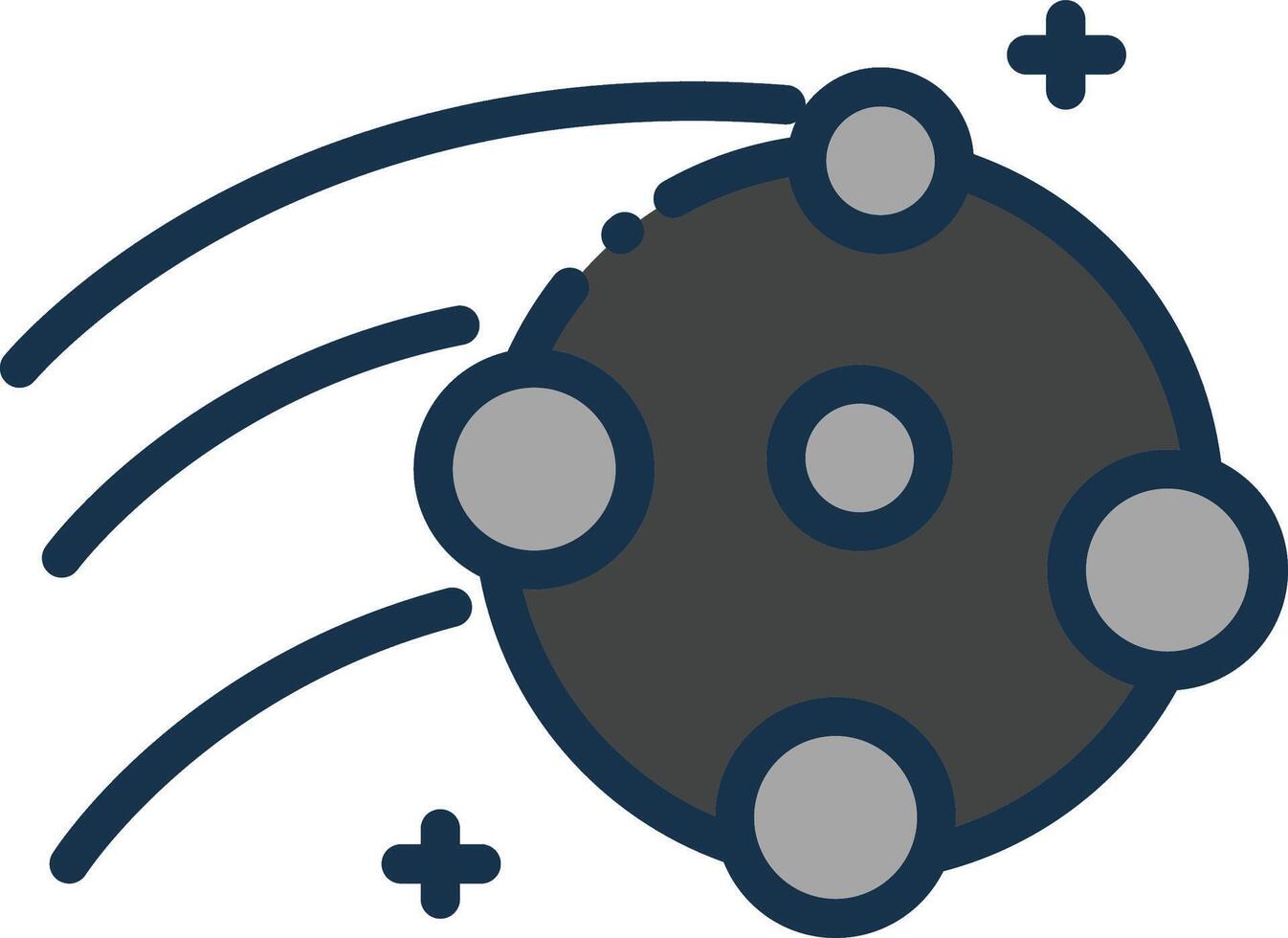 flat astronomy icon bundle vector