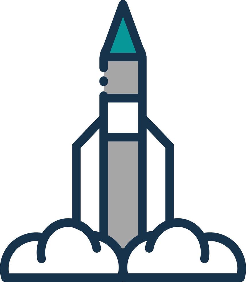 moon and atom icons vector