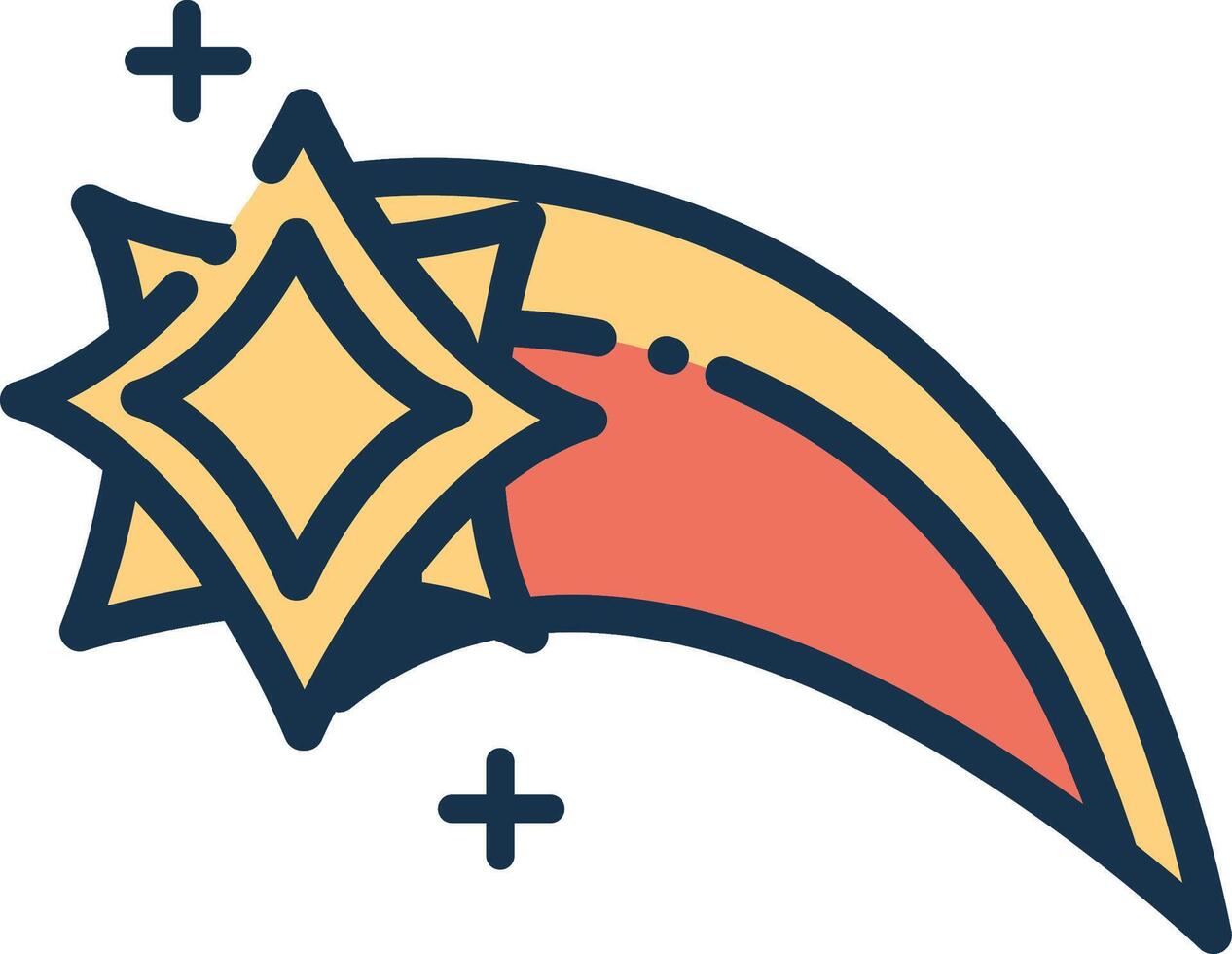 rocket and orbit icons vector