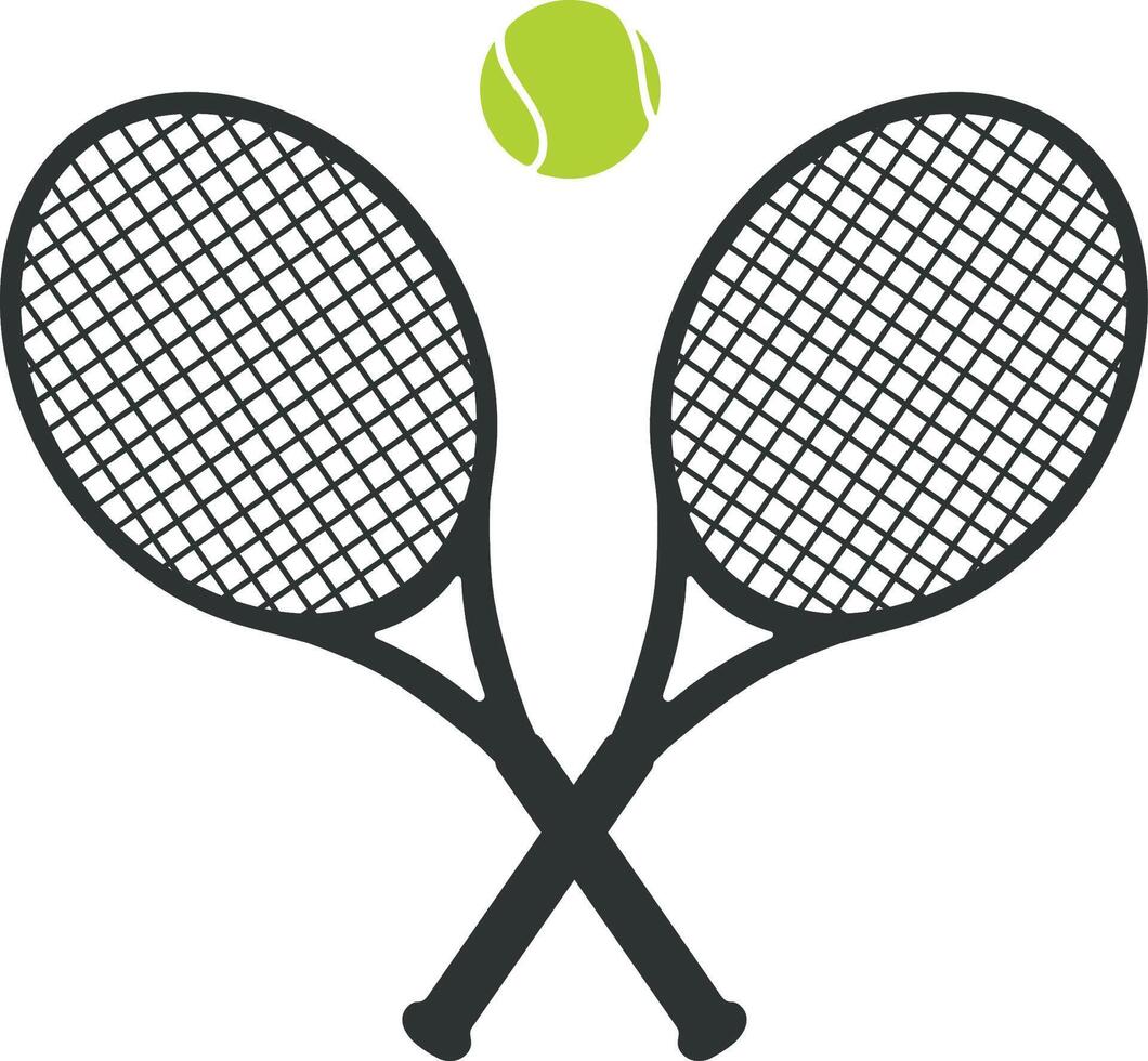 sports tennis gear icons vector