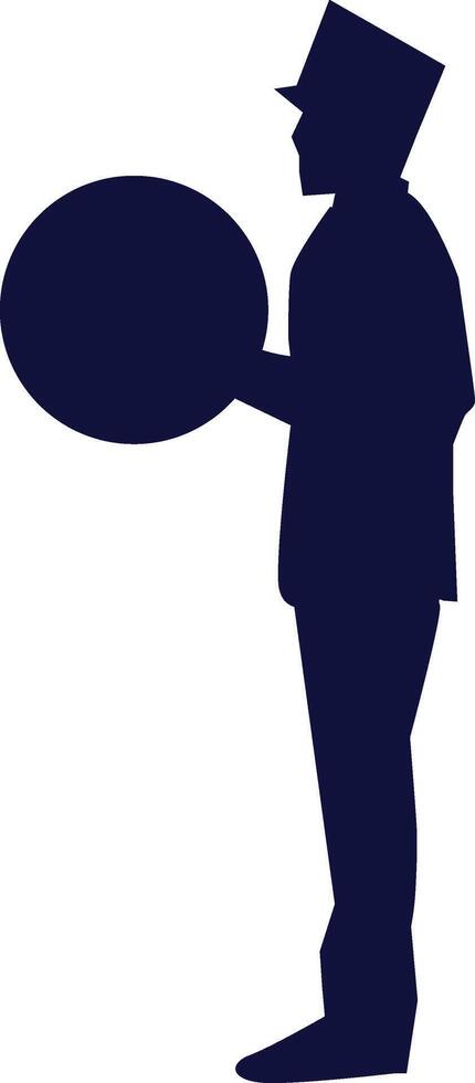 full band silhouette vector