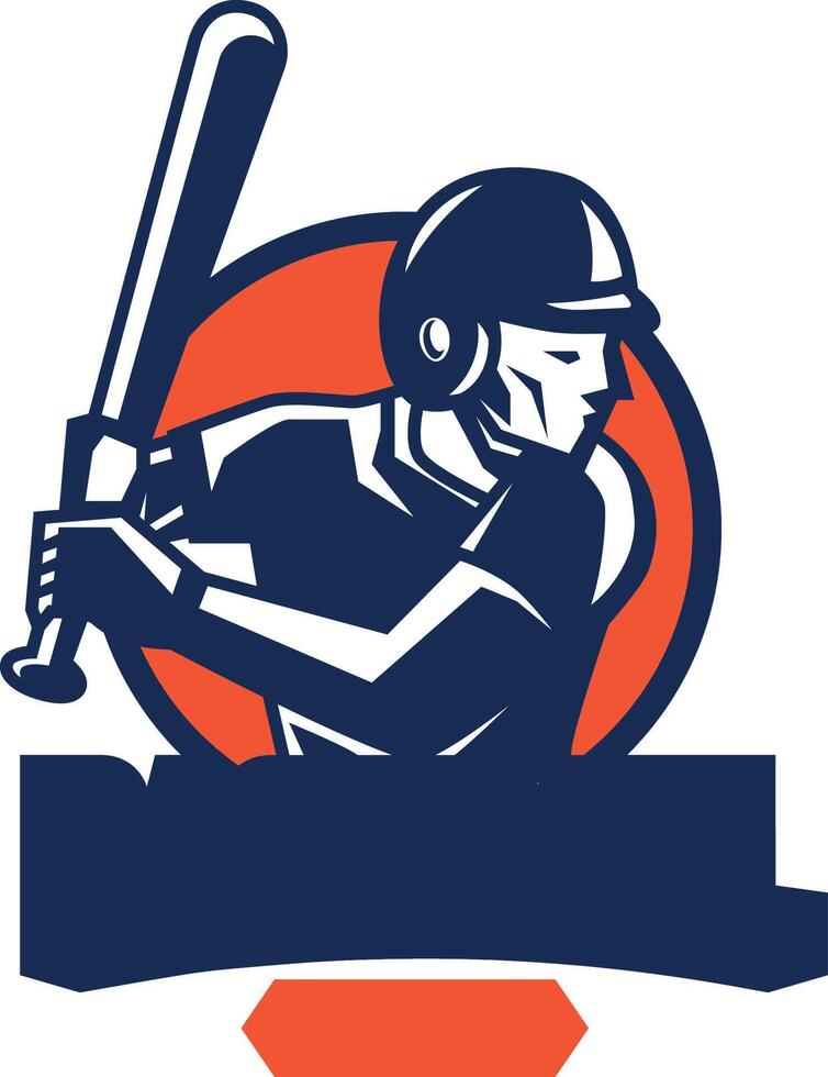 baseball logo badge icons vector
