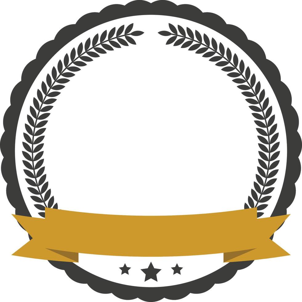 commemorative badge icon vector