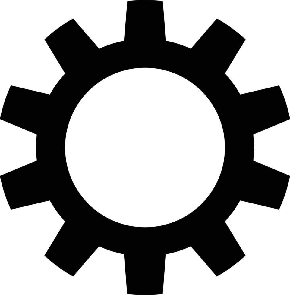 gears icon collection vector