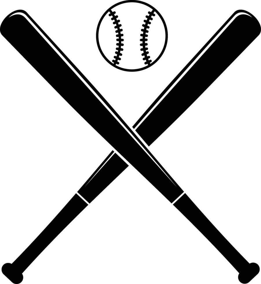 baseball bats logo vector