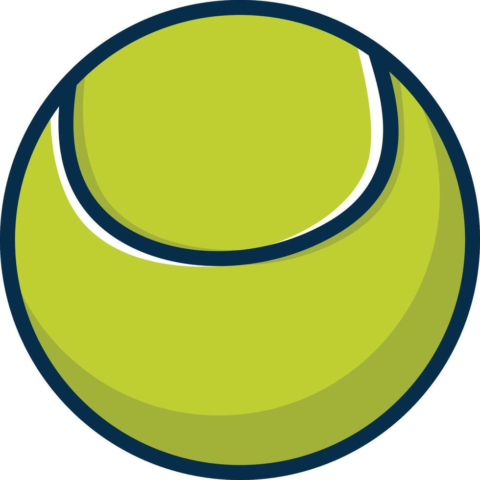 tennis ball icons bundle vector