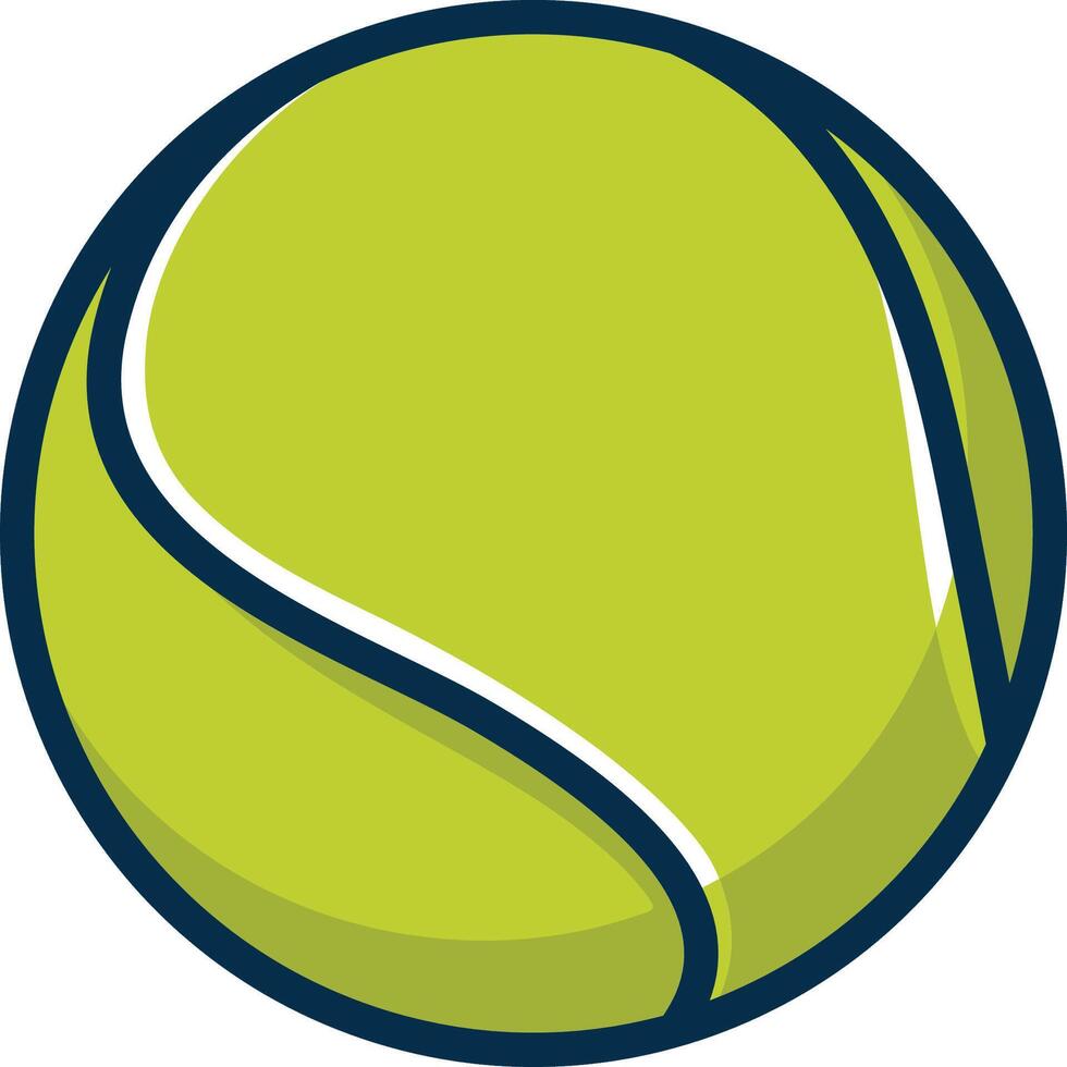 tennis ball icon set vector