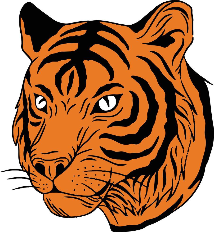 tiger beast clipart bundle vector