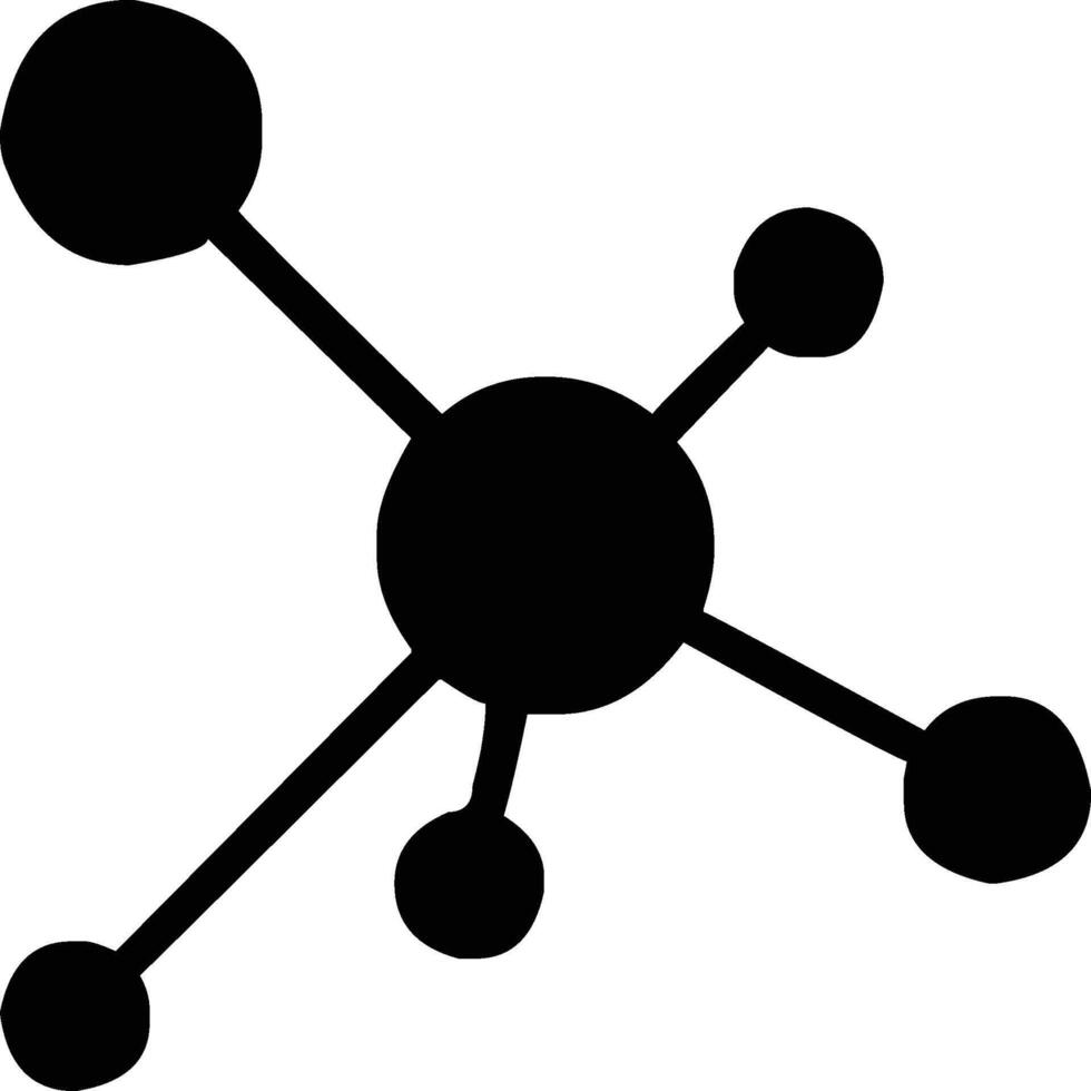 scientific icon set white vector