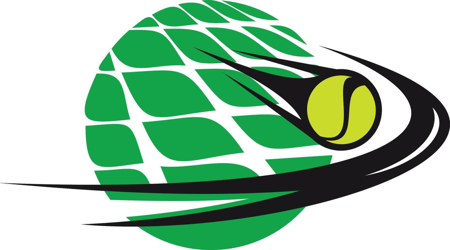 tennis racket and ball icons vector