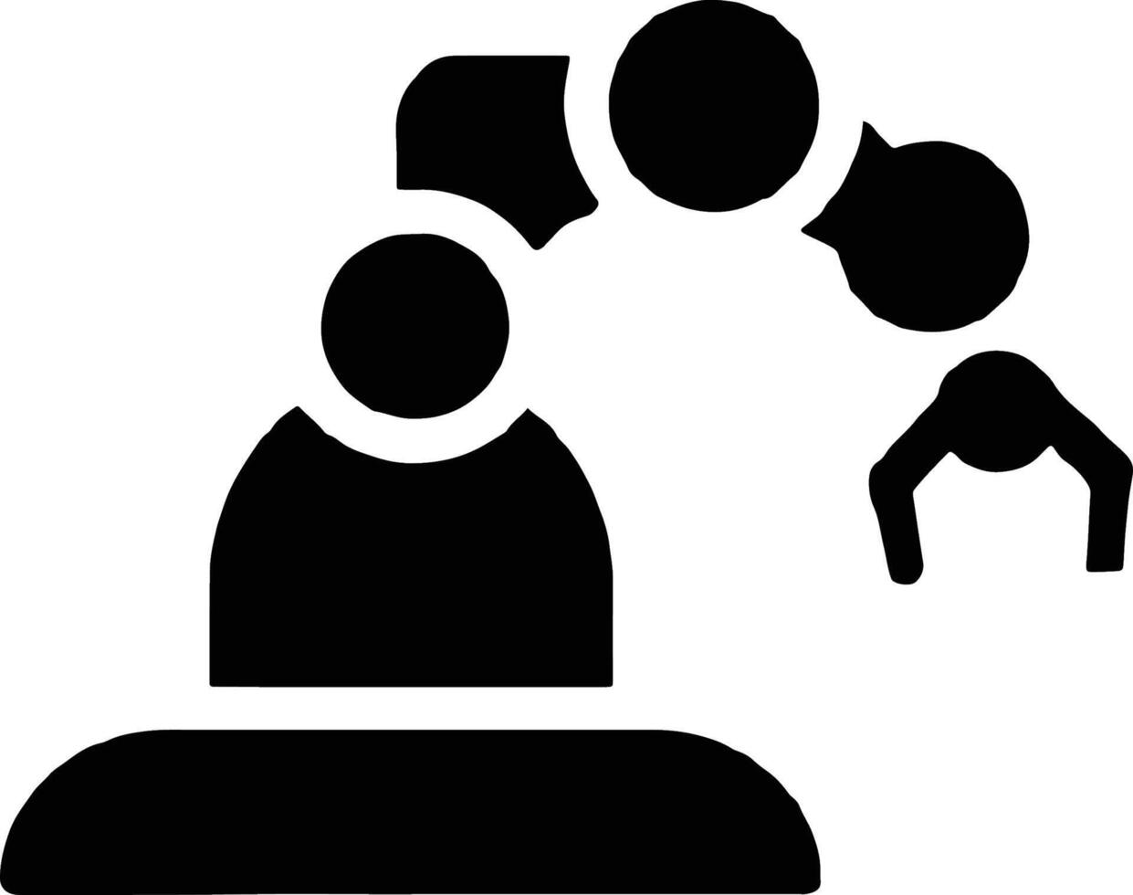 tech hand symbol icon vector